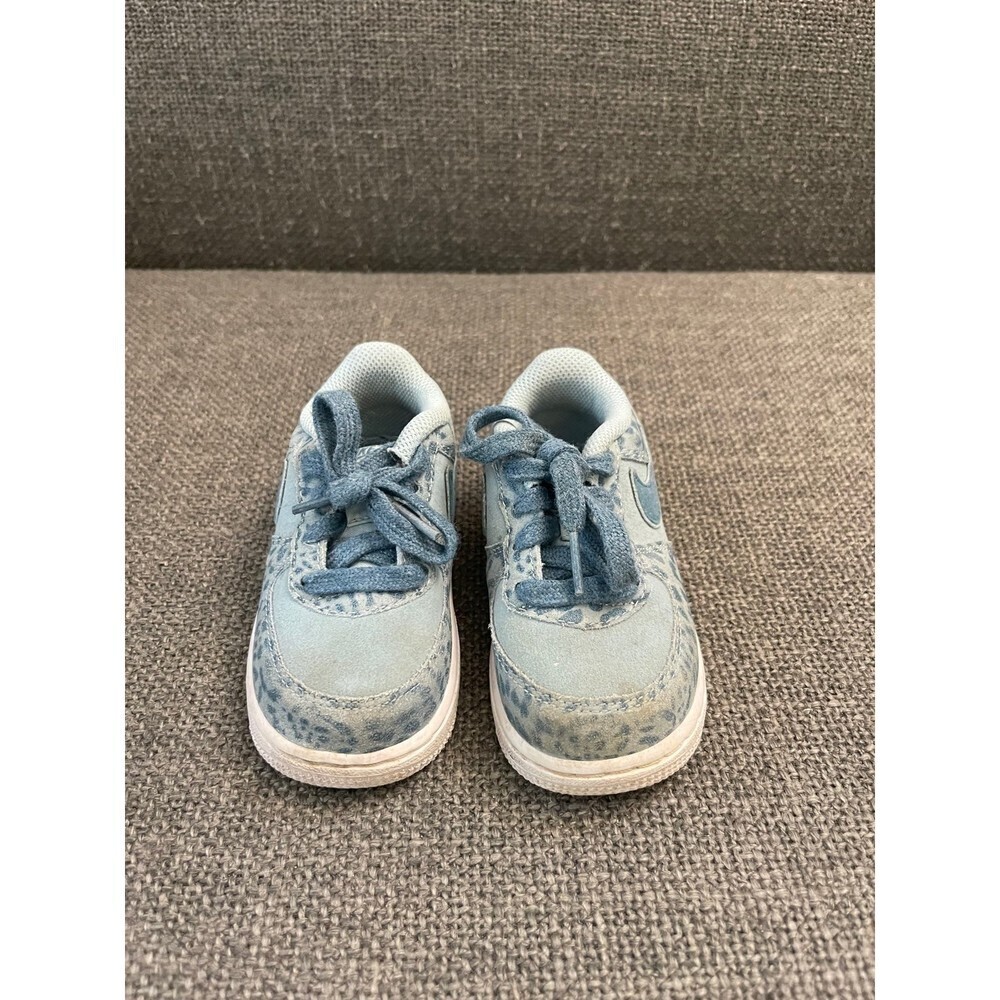 Nike Air Force 1 LV8 TD 'Blue Leopard' Size 7C - Picture 8 of 9